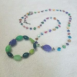 ❤ 2/$30 Colorful handmade necklace